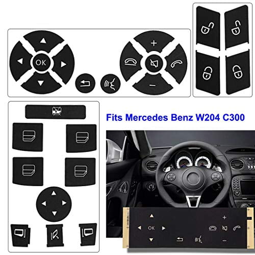 For Mercedes Benz W204 C250 C300 C350 Button Repair Door Lock Switch Sticker GW